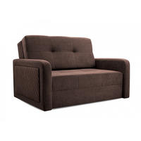 SOFA Flint Braun Queens 4 - Braun, Textil (132/92/104cm) - imoebel24