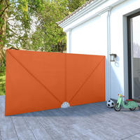 FALTBARER Terrassen-Seitenfächer Terracotta-Rot 400x200 cm - Braun, Textil (400/130/200cm) - furnicato