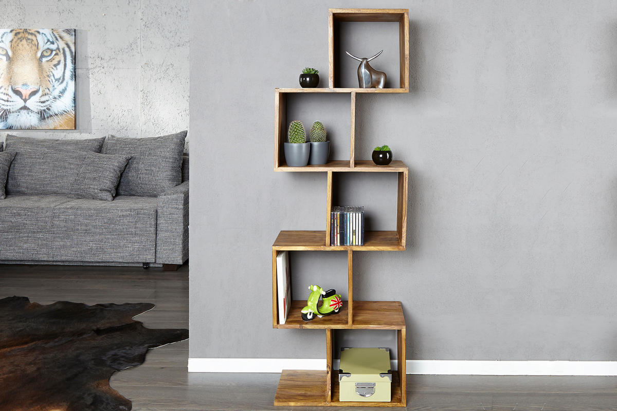 STANDREGAL MAKASSAR Sheesham Natur 150 cm - Braun, Holz (50/150/30cm) - riess-ambiente