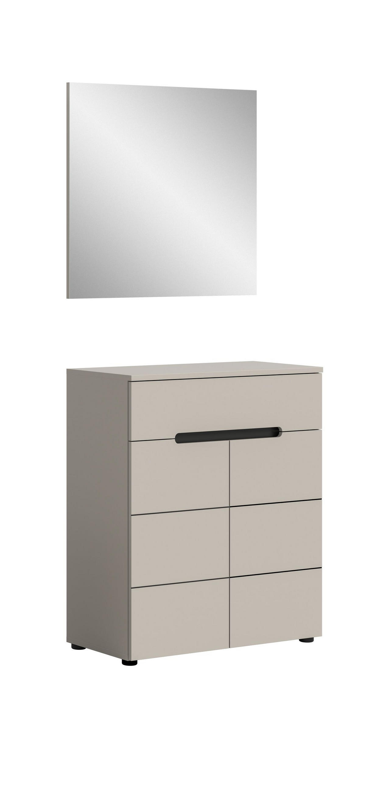 GARDEROBEN-SET 2tlg. Nova (B/H/T: 80x190x37 cm) in Kaschmir - Kaschmir, Holzwerkstoff (80/190/37cm) - Homes & Jones
