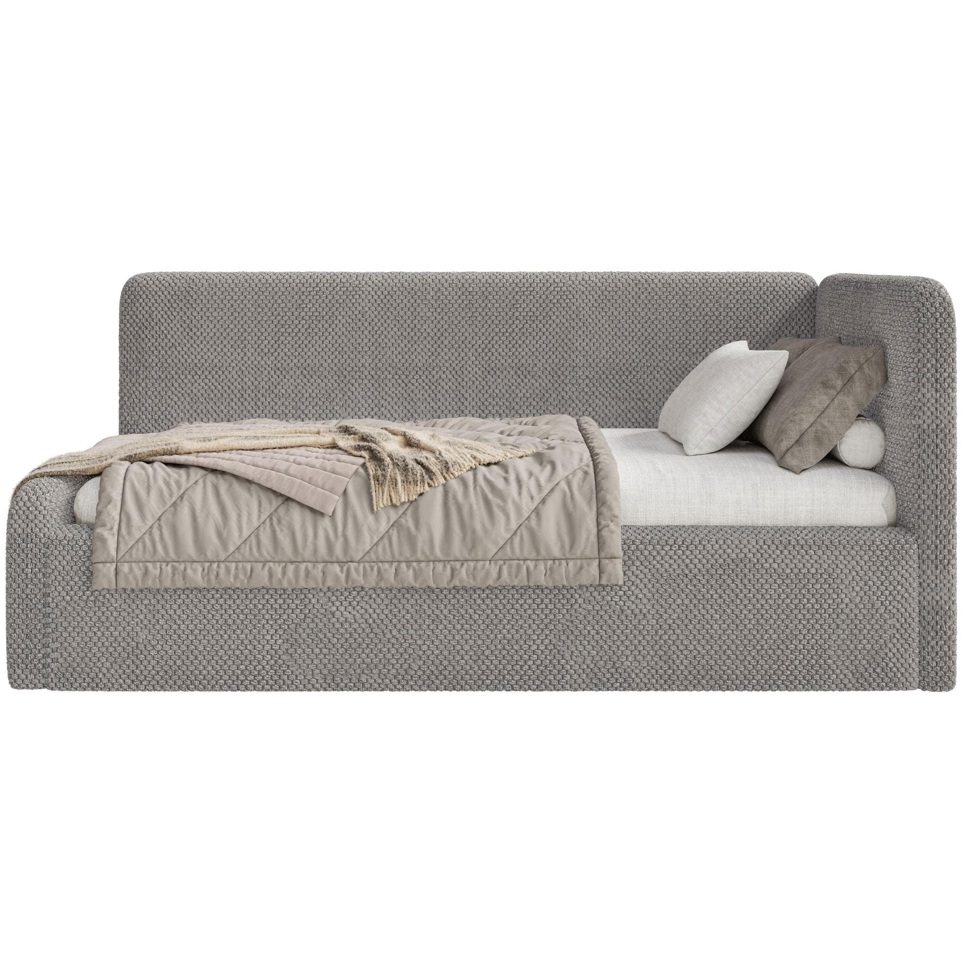 Selsey DĚTSKÁ POSTEL Fanko samet taupe 90x200 cm