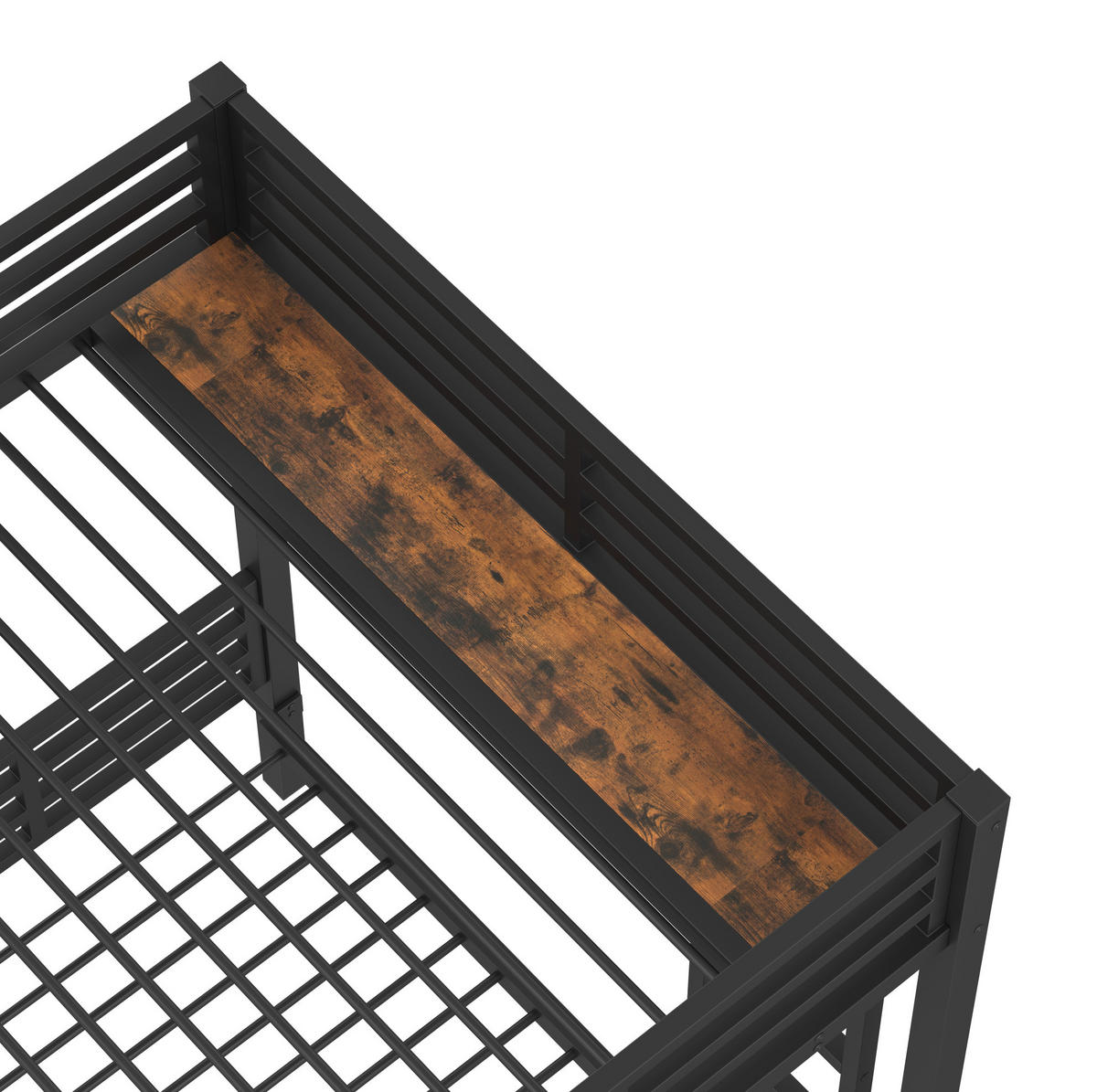 ETAGENBETT 140/200 + 90/200 cm in Schwarz mit 3 Schlafplätzen und Stauraum - Schwarz, Holzwerkstoff (140/200cm) - OKMYHOME