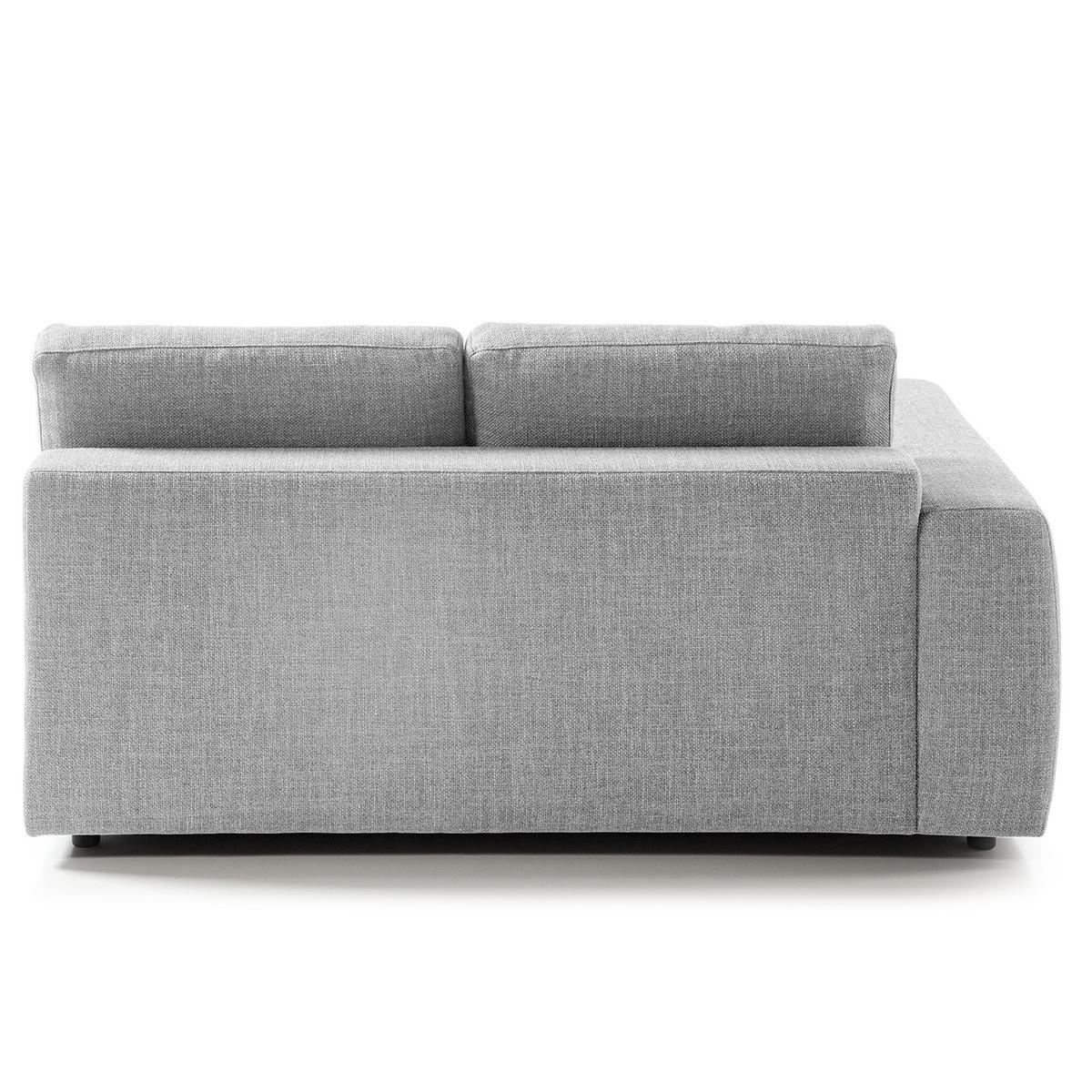 2-SITZER MODULSOFA - Hellgrau, Textil (158/80/117cm) - home24