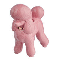 KERZENHALTER Coco Pudel - Rosa, Stein (6/12/11cm) - Butlers
