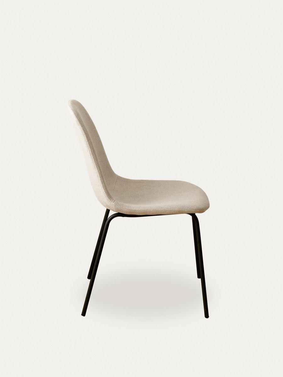 Thumbnail - Kenay Home Stuhl, Beige, Textil, 46x84x55 cm, Esszimmer, Stühle, Esszimmerstühle, Vierfußstühle