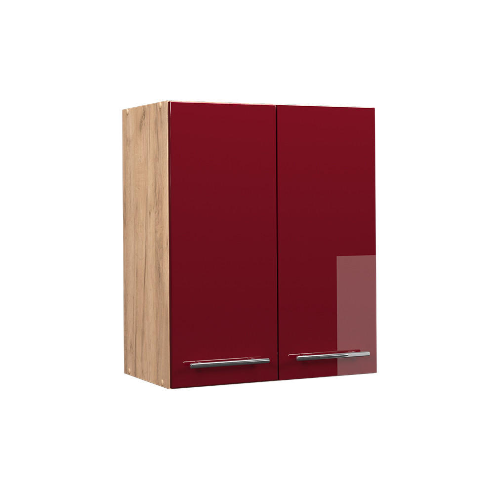 VÄGGSKÅP Fame-Line Bordeaux högblank 60 cm Bordeaux, Honungsek 72/60/34.1 cm