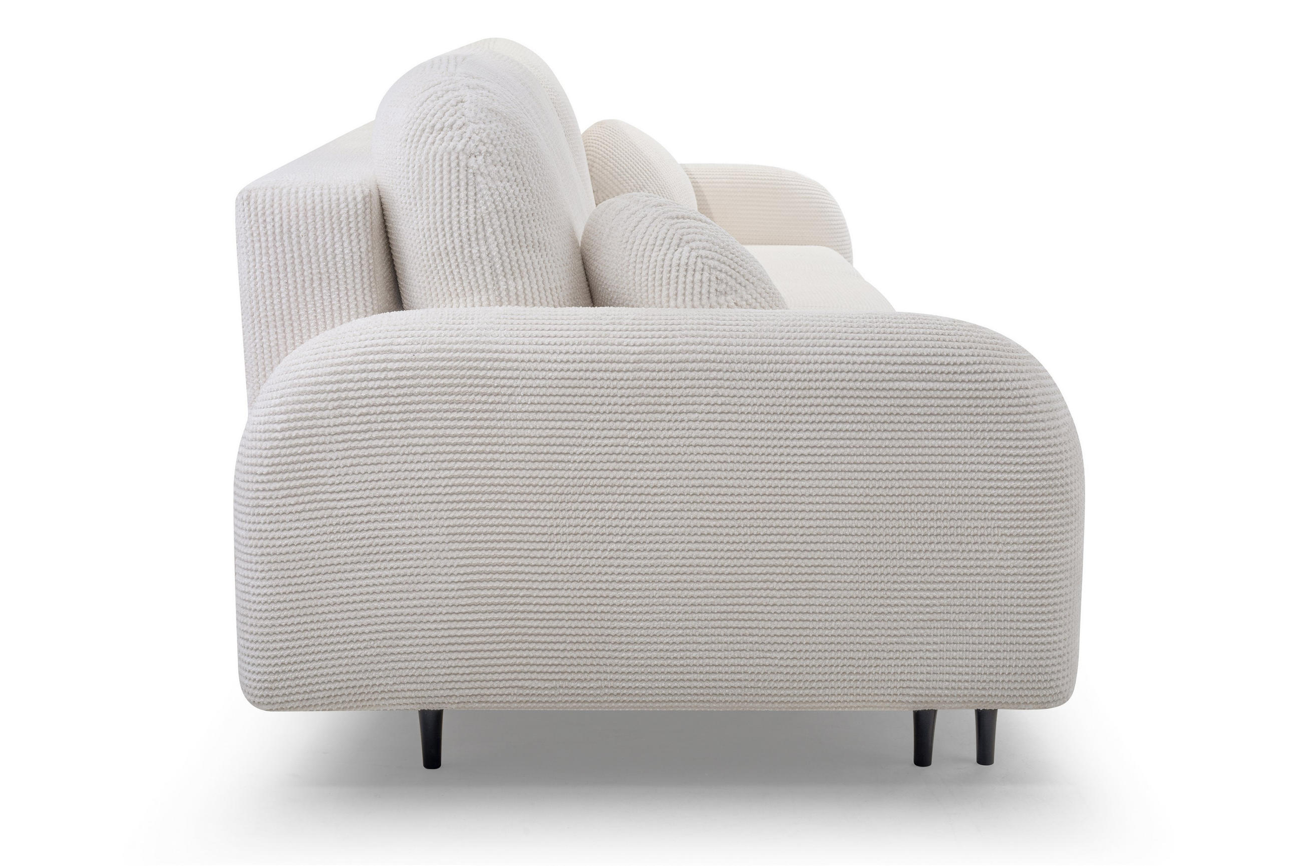 Thumbnail - Masseno Bettsofa, Creme, Holz, 3-Sitzer, 230x95x102 cm, Wohnzimmer, Sofas & Couches, Schlafsofas