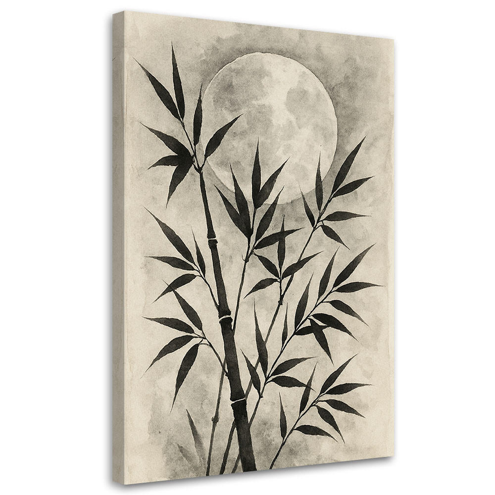 Feeby Leinwandbild Grau 60x90 cm