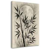 LEINWANDBILD Zen und Orientalisch 80x120cm - Grau, Textil (80/120cm) - Feeby