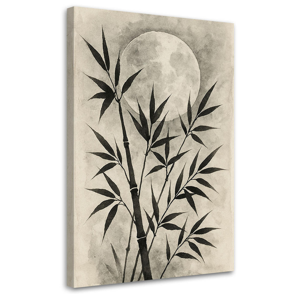 LEINWANDBILD Zen und Orientalisch 80x120cm - Grau, Textil (80/120cm) - Feeby