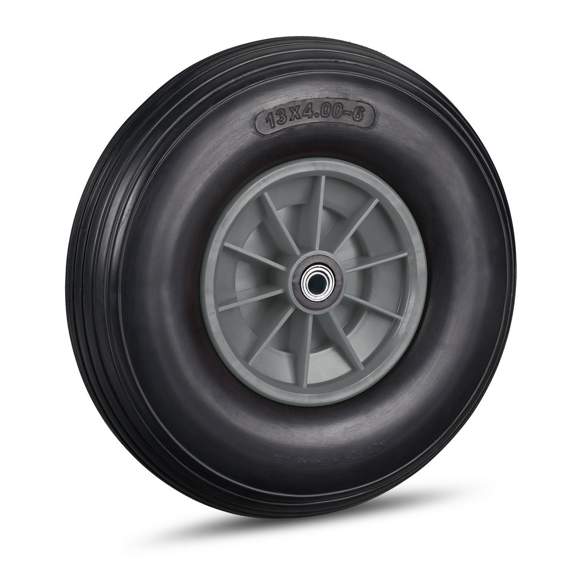 SCHUBKARRENRAD - Multicolor, Kunststoff/Metall (33/33/9cm) - Relaxdays