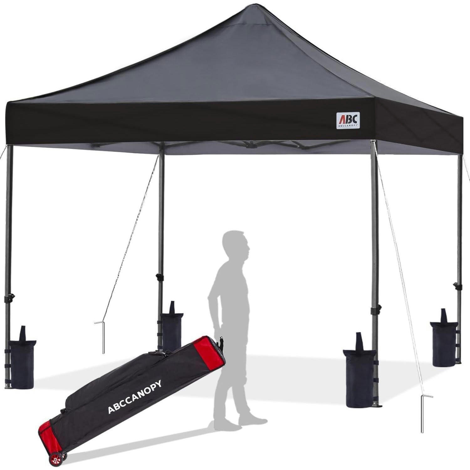 PAVILLON Pop-up 2,5 x 2,5 M Schwarz Wasserdicht - Schwarz, Metall (250.2/316.2/250.2cm)