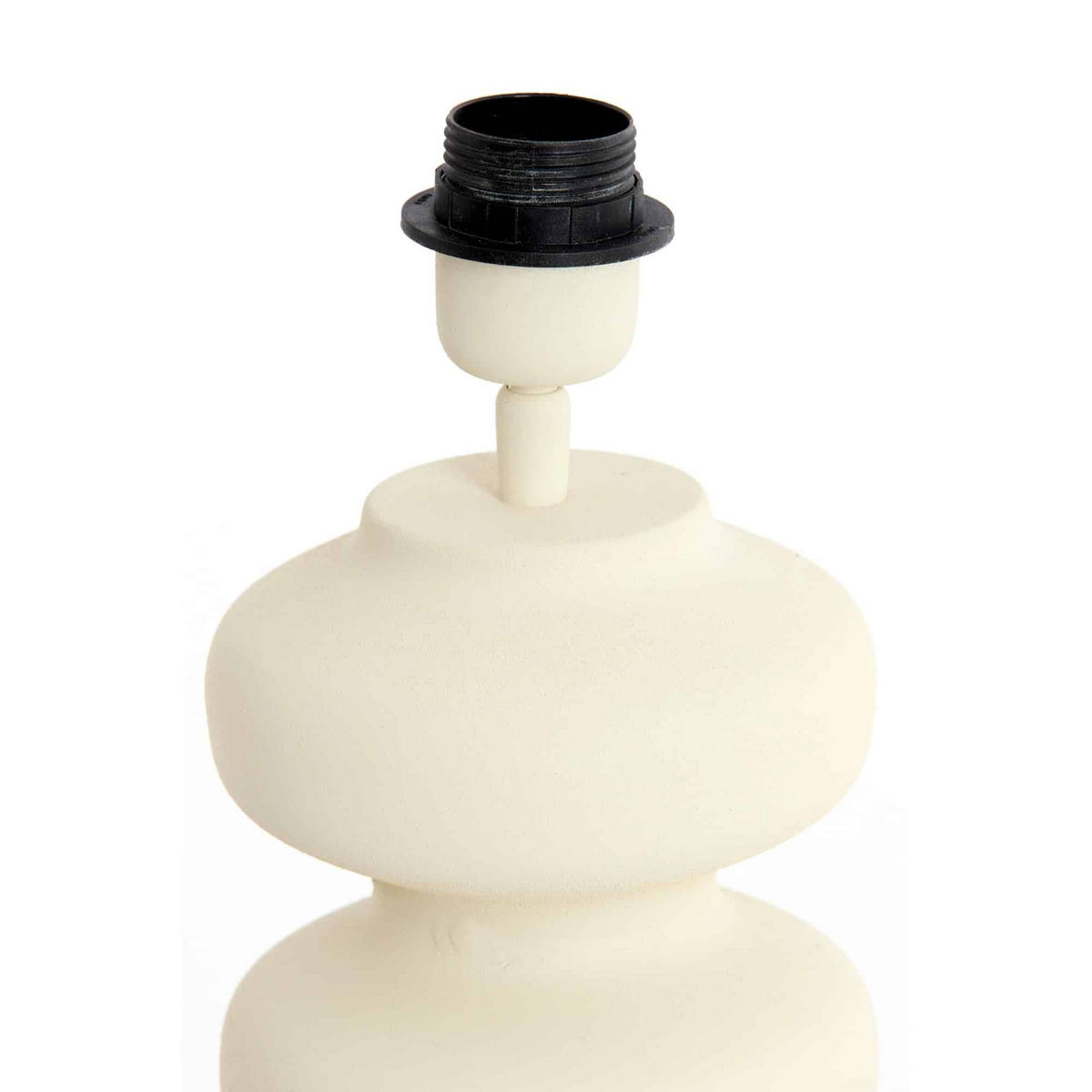 LAMPENFUSS Soroca Weiß 15/15/42 cm - Weiß, Metall (15/15/42cm) - Light & Living