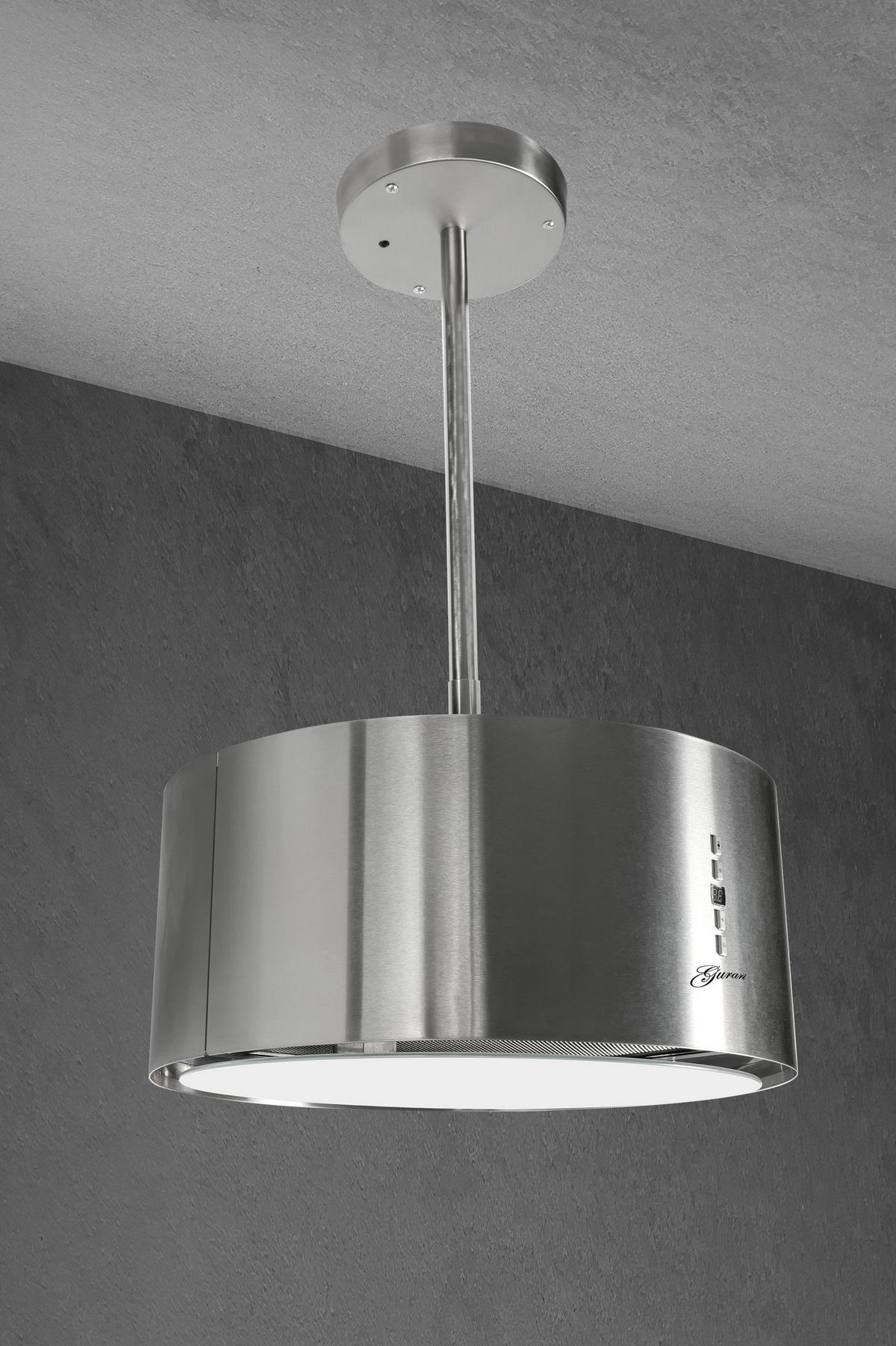 DUNSTABZUGSHAUBE GCH I 237 50 IS + Umluftset, 50 cm Edelstahl - Silberfarben, Metall (50/20/50cm) - Gurari