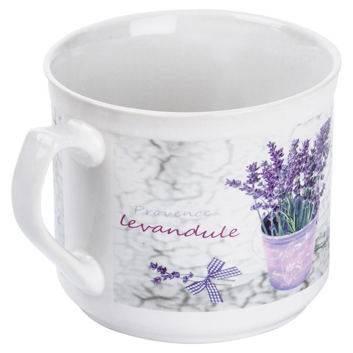 KERAMIKBECHER LAVENDEL, Keramik, lavendel, 650 ml - Beige, Keramik (0.65L) - Orion 