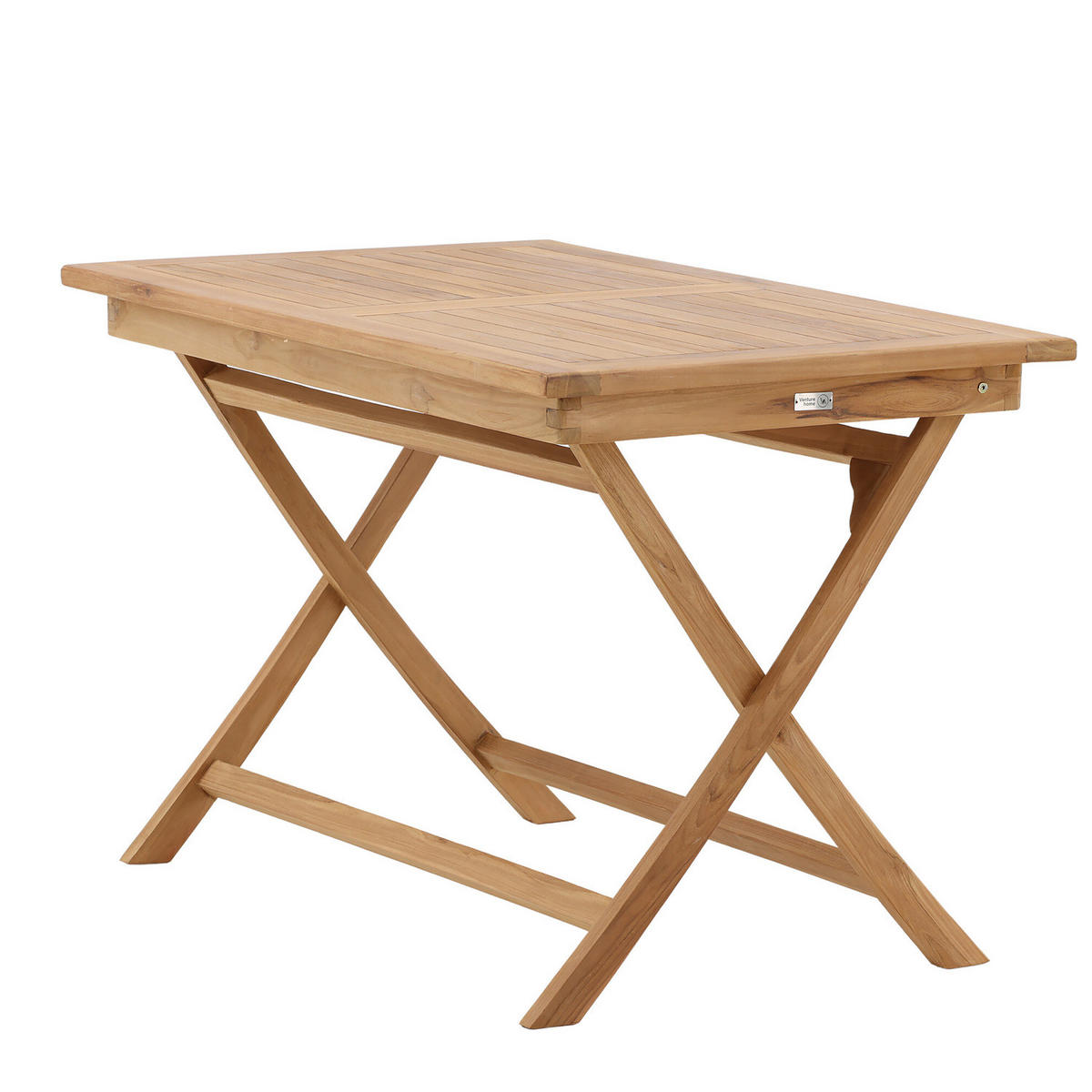 GARTENTISCH - Beige - Holz teilmassiv - 70 x 75 x 120 cm - Beige, Holz (120/70/75cm) - home24