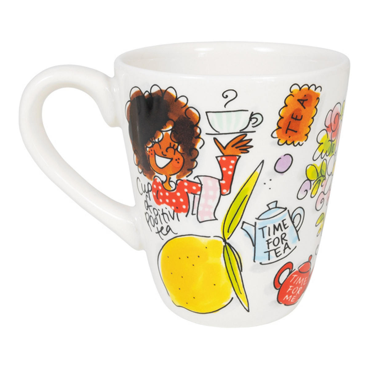 BECHER Tee in Bunt - 350 ml - Multicolor, Keramik (0.35L) - Blond Amsterdam
