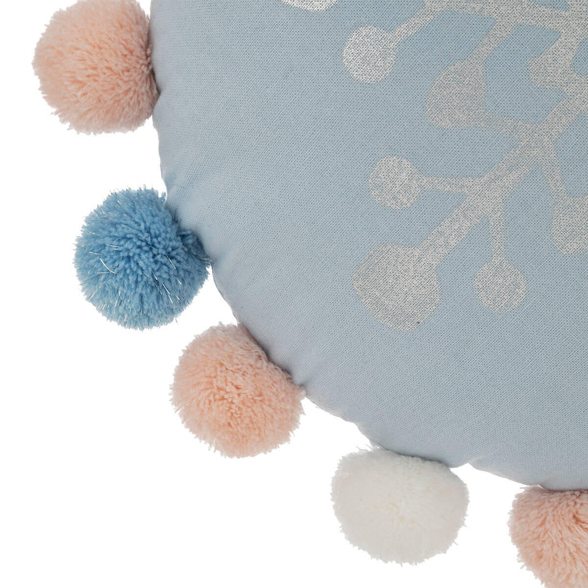 ZIERKISSEN Hiver - Blau, Textil (33/33cm) - Atmosphera for kids