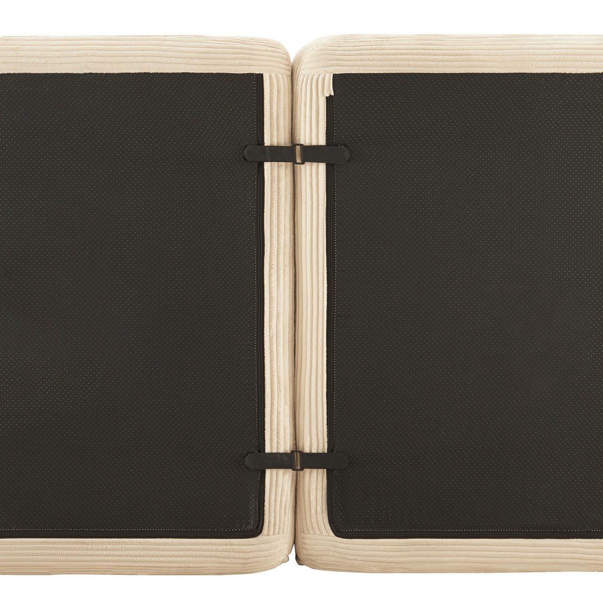 SOFA modular ohne Montage Cord Beige - Beige, Kunststoff (177/293cm) - Meubliv
