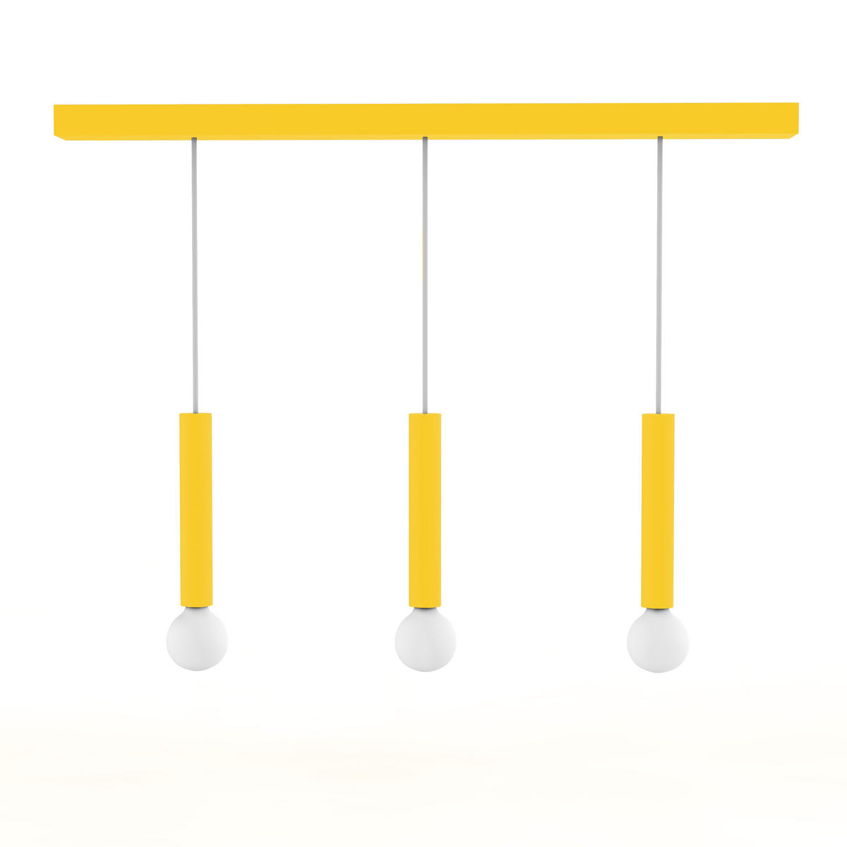 HÄNGELEUCHTE - Gelb, Metall (6/100/40cm) - Lumicom