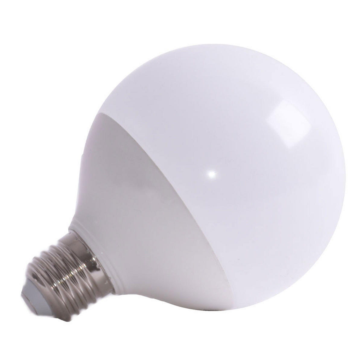 LED LEUCHTMITTEL Kugel Weiß Opal - Weiß, Kunststoff (9.5/12.9cm) - (LIGHTME)