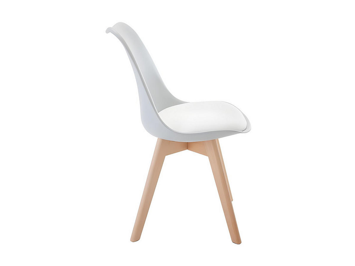 STUHL 2er-Set - Polypropylen & Buche - Hellgrau - JODY - Hellgrau, Kunststoff (57/82/49cm) - Vente-Unique