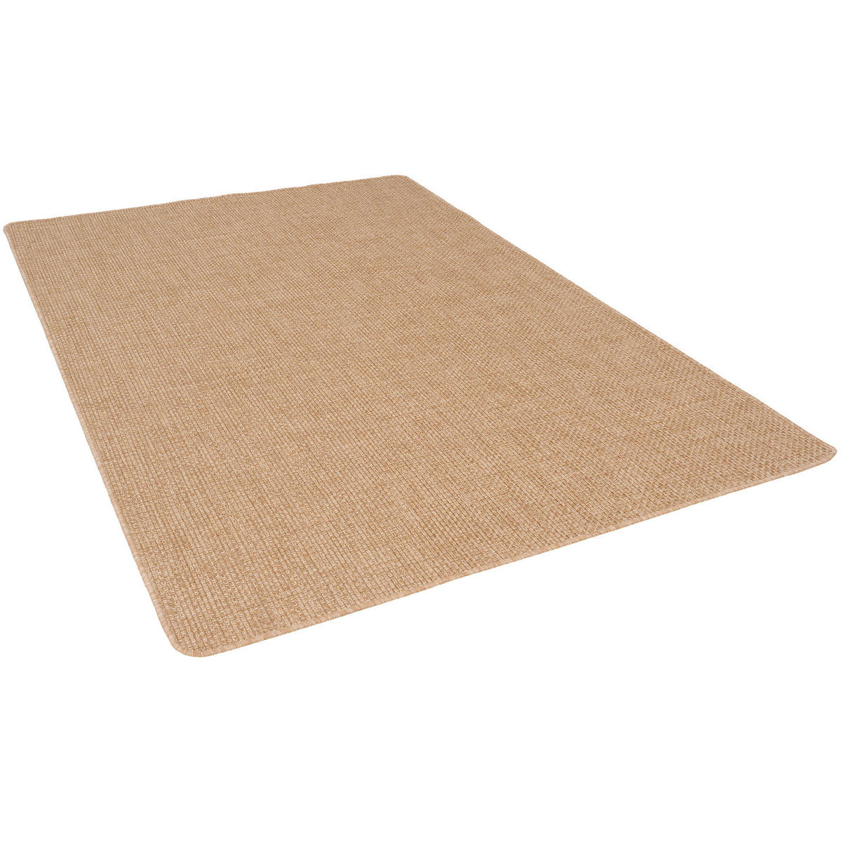 IN- & OUTDOOR FLACHGEWEBE TEPPICH PORTO MELIERT - Sandfarben, Textil (160/160cm) - Snapstyle