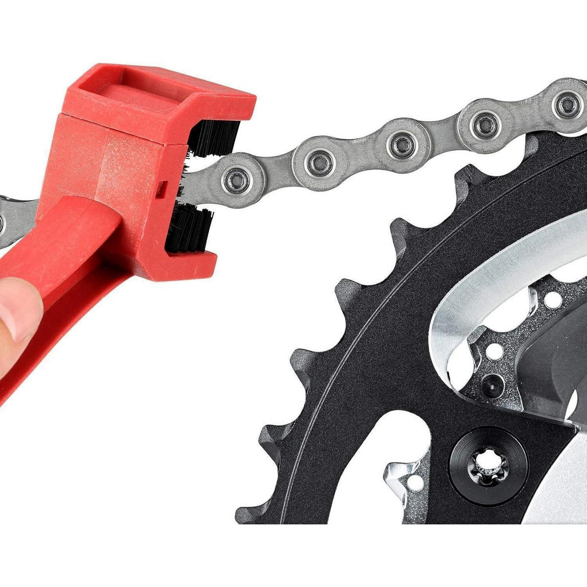 REINIGUNGSBÜRSTEN Set 7-teilig für Fahrrad und Motorrad - Multicolor, Kunststoff (6/5/24.5cm)