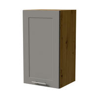HÄNGESCHRANK Oslo W2/40 Eiche Artisan / Dust Grey Matt 40 / 32,5 / 72cm - Eiche Artisan/Grau, Holz/Holzwerkstoff (40/72/32.5cm) - Feldmann-Wohnen