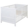 BABYBETT Easy Sleep 70 x 140 cm - Weiß, Holzwerkstoff (70/140cm) - Roba