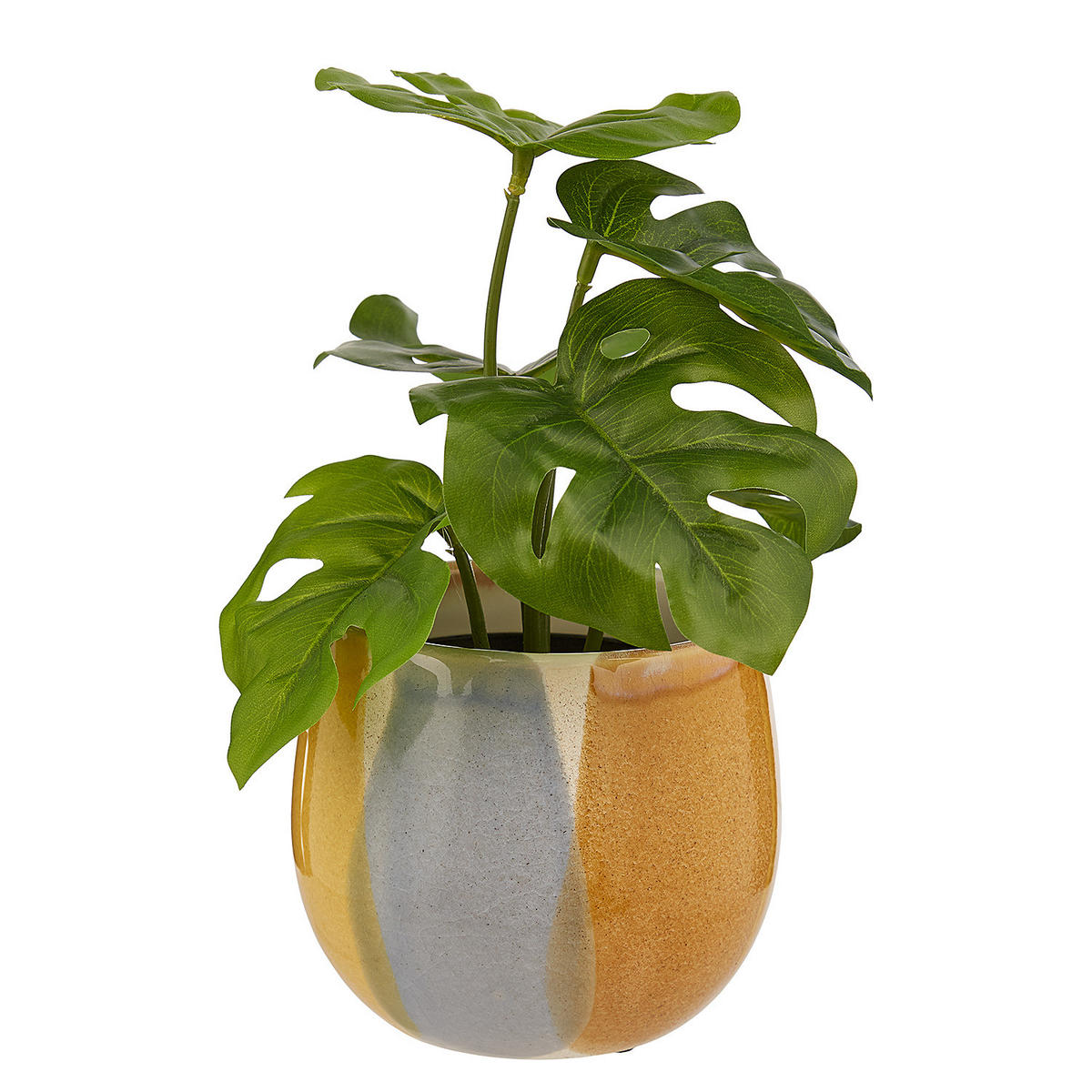 BLUMENÜBERTOPF Sintra - Gelb, Keramik (11/10/11cm) - Butlers