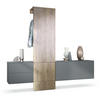 GARDEROBE Carlton Paneel in Eiche Ribbeck - Alteiche, Holzwerkstoff (209/193/35cm) - Vladon