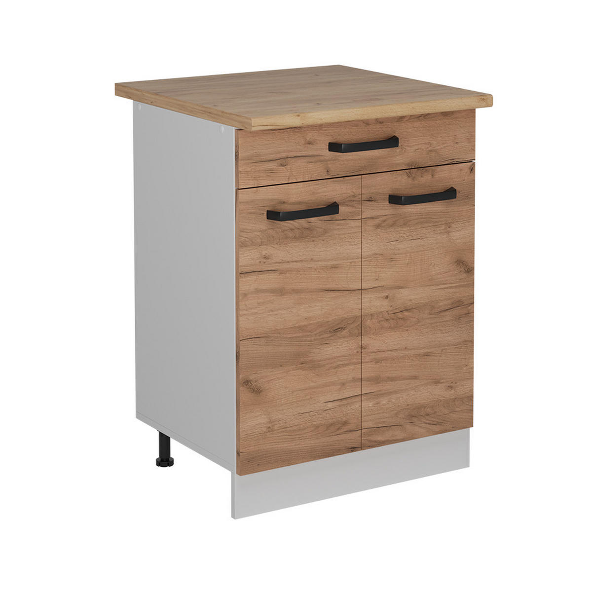 KÜCHENUNTERSCHRANK R-Line Goldkraft Eiche 60 cm AP Eiche - Honigeiche/Eiche Wotan, Holzwerkstoff (60/81.6/60cm) - Vicco