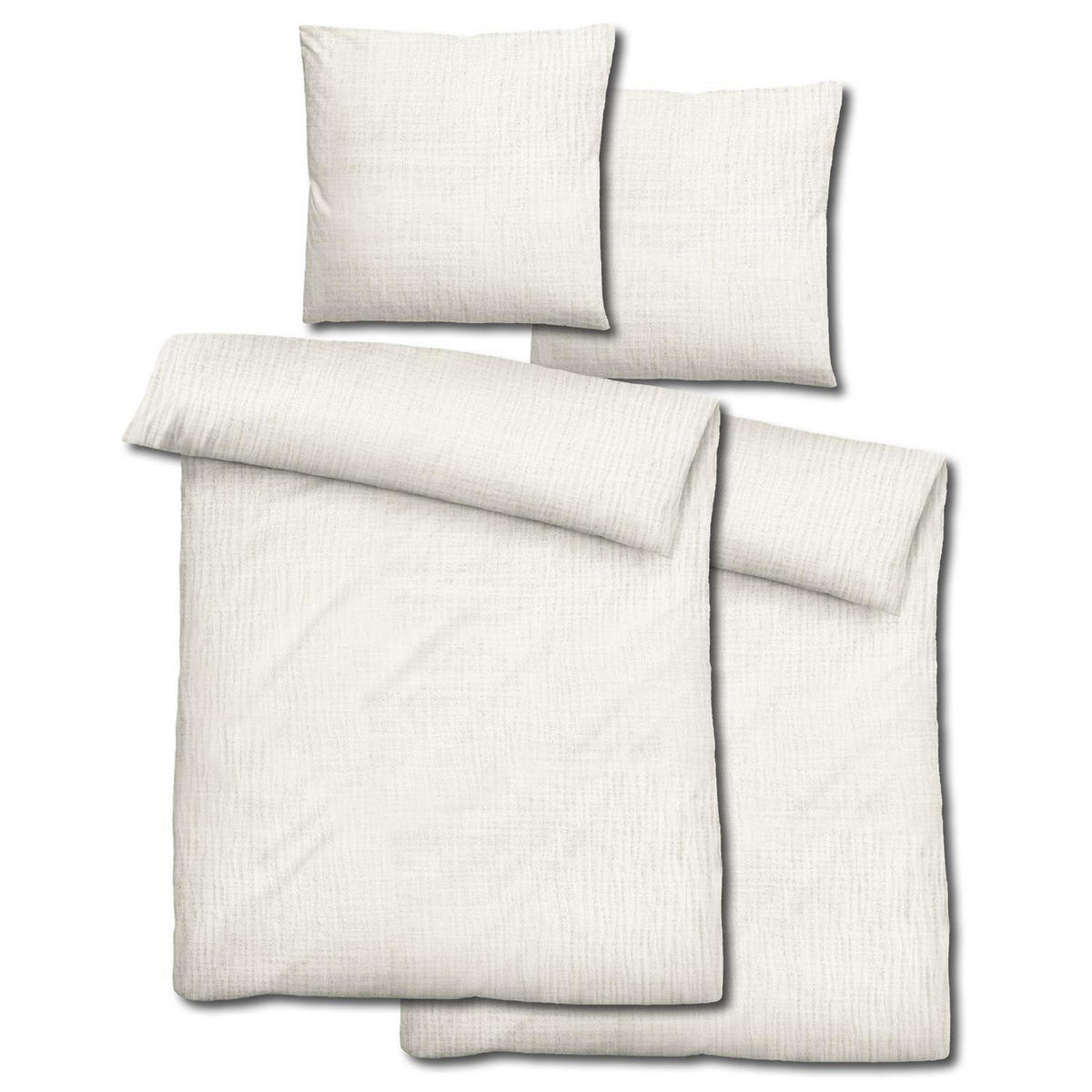 BETTWÄSCHE 135x200 cm - Weiß, Textil (135/200cm) - Sleezzz