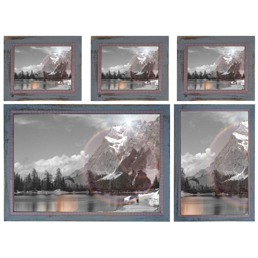 Thumbnail - MCW Bilderrahmen, Grau, Holz, 51x36x1 cm, Bilder und Zubehör, Bilderrahmen, Bilderrahmen Holz