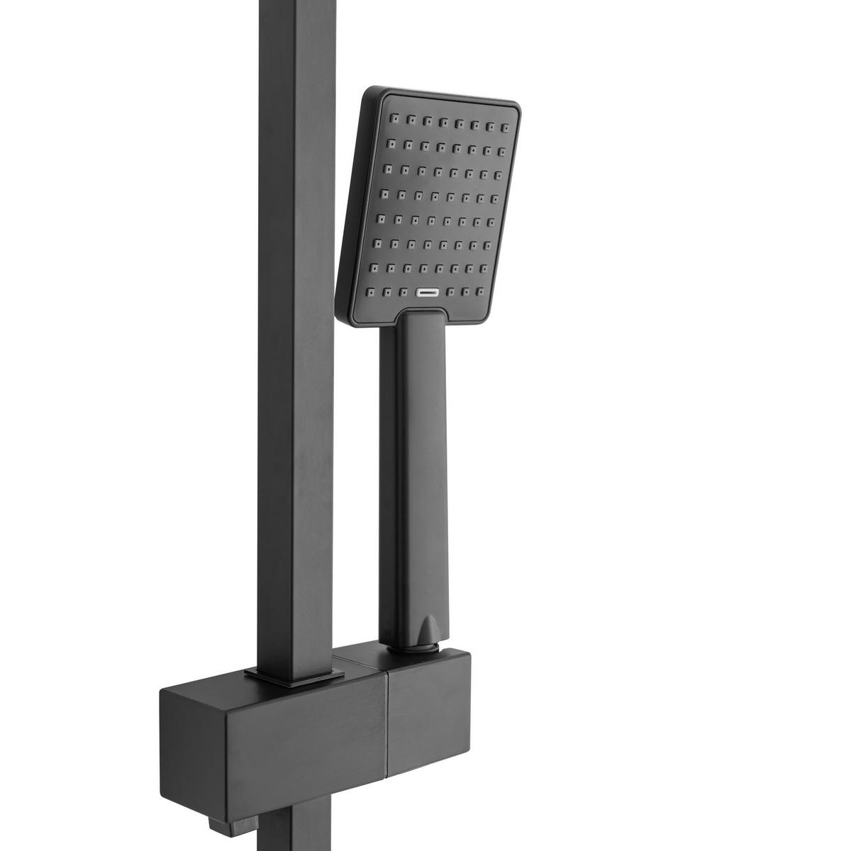 DUSCHSET Rea Jack Black - Schwarz, Metall (21.5/102/45cm) - REA