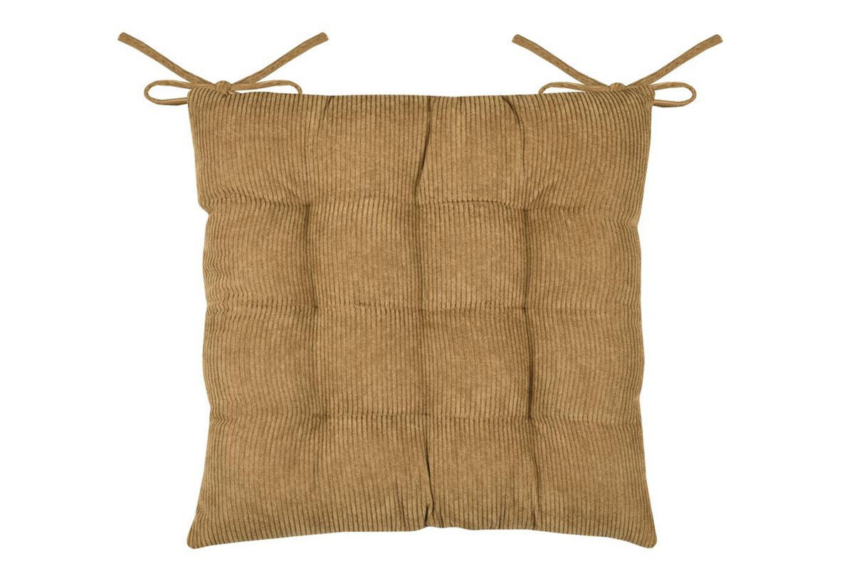 STUHLKISSEN Dandy 38/38 cm - Gelb, Textil (38cm)