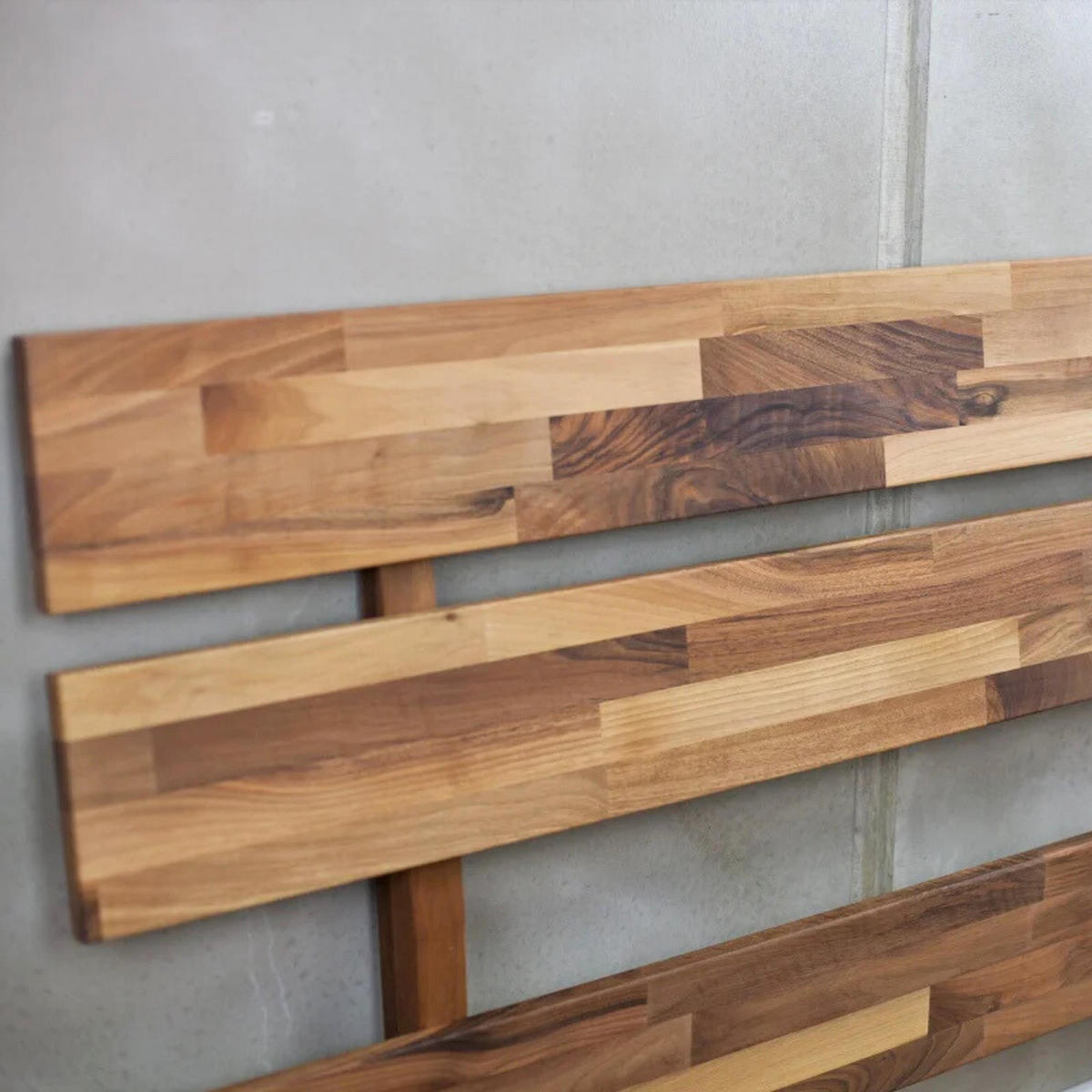 MASSIVHOLZBETT 180/200 cm aus Nussbaum - Braun, Holz (180/200cm) - MeinMassivholz