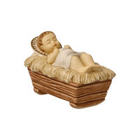 DEKOFIGUR Jesuskind, Krippenfigur, Steingut, Bunt, 5 cm - Multicolor, Keramik (3.5/5/7cm) - Goebel