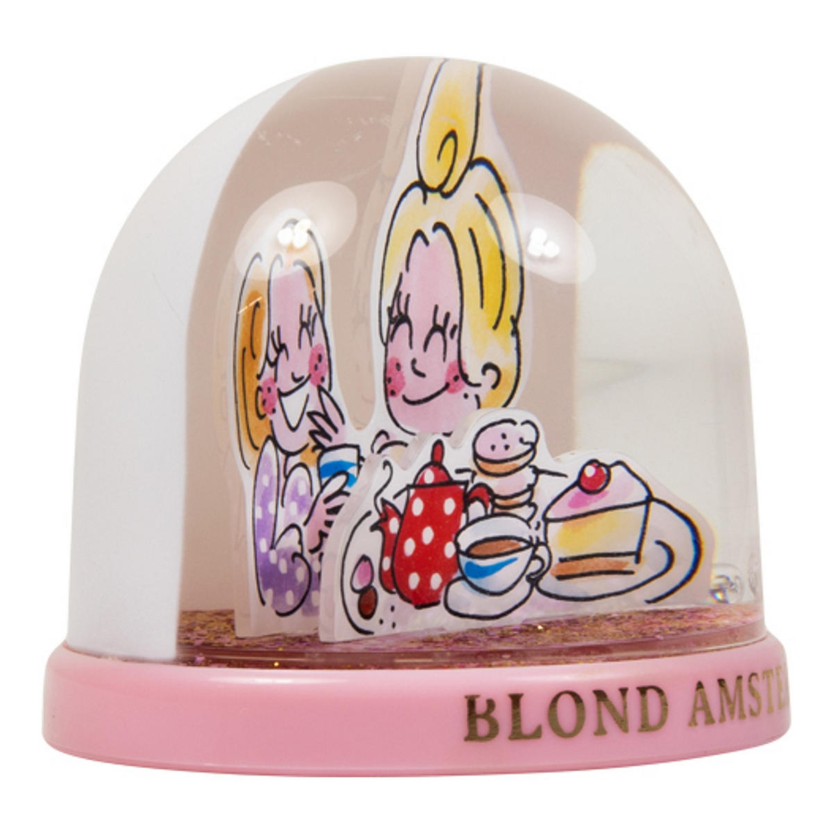 SCHNEEKUGEL Blond Geburtstag in Bunt - 9cm - Multicolor, Keramik (9/8/9cm) - Blond Amsterdam