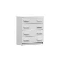 KINDERKOMMODE INGE 02 80/90/40 cm Weiß/Weiß - Weiß, Holzwerkstoff (80/90/40cm) - Deine Möbel 24