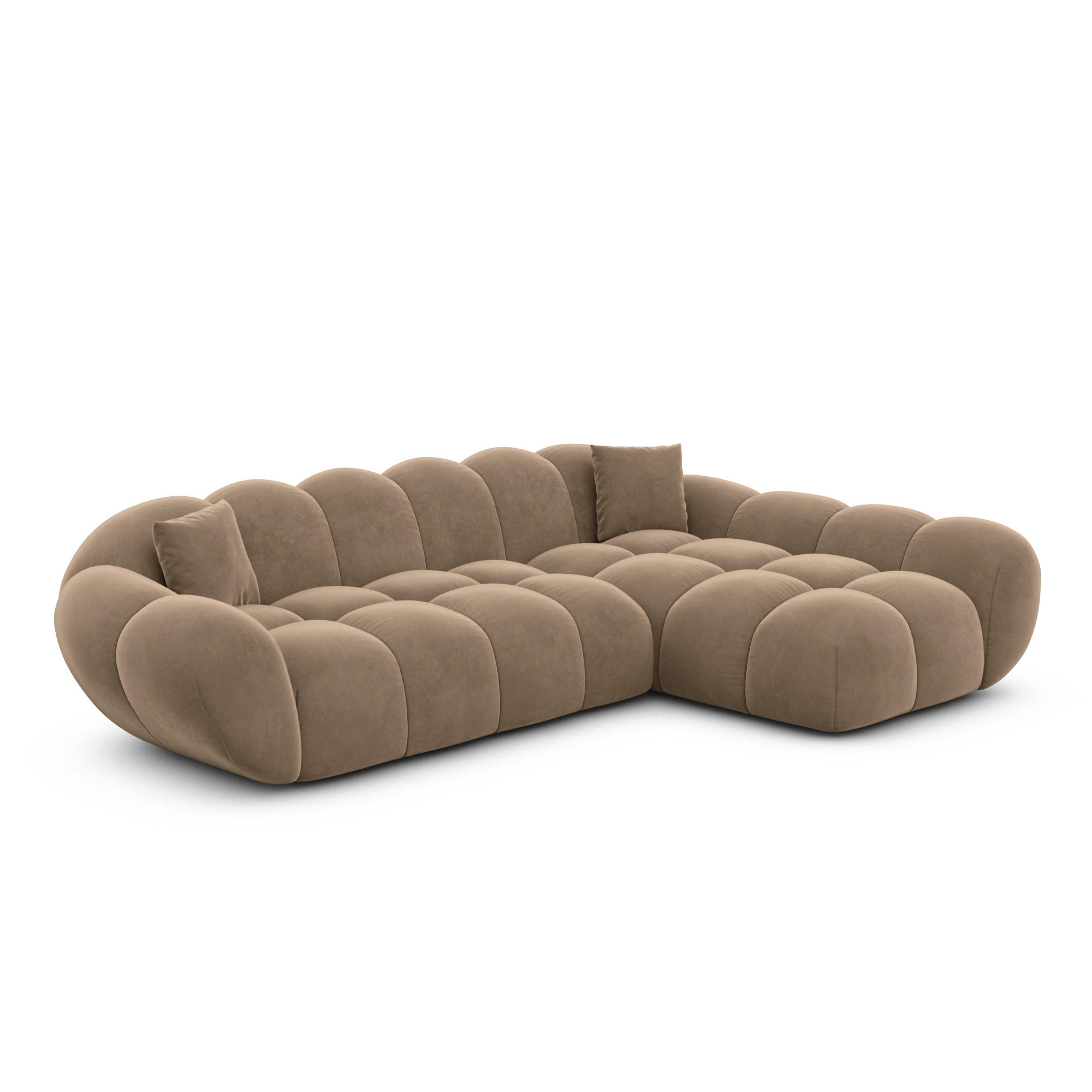 Varoyal Ecksofa Braun 265x160 cm