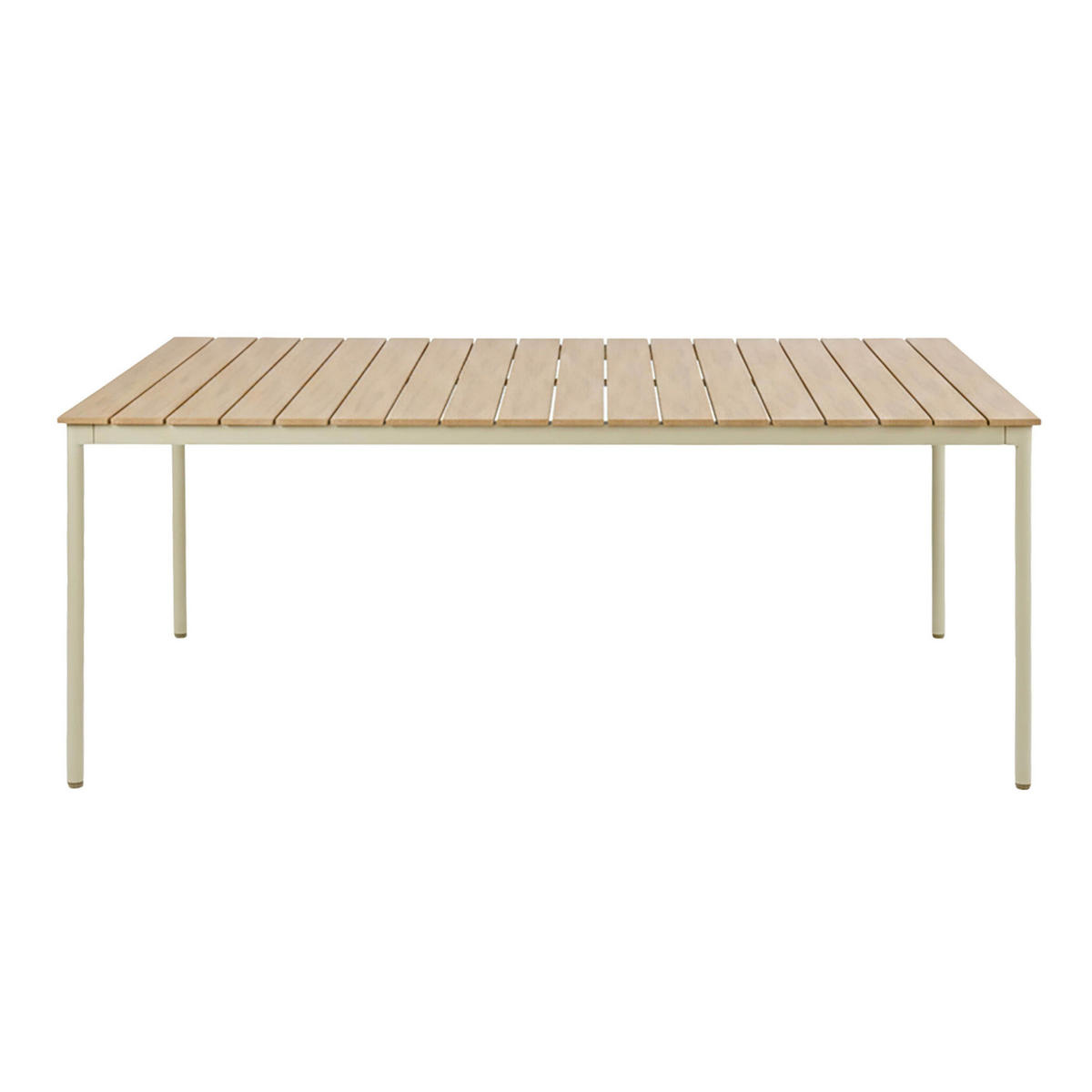 GARTENTISCH, Beige - Beige, Holzwerkstoff (180/90/74cm) - Oviala