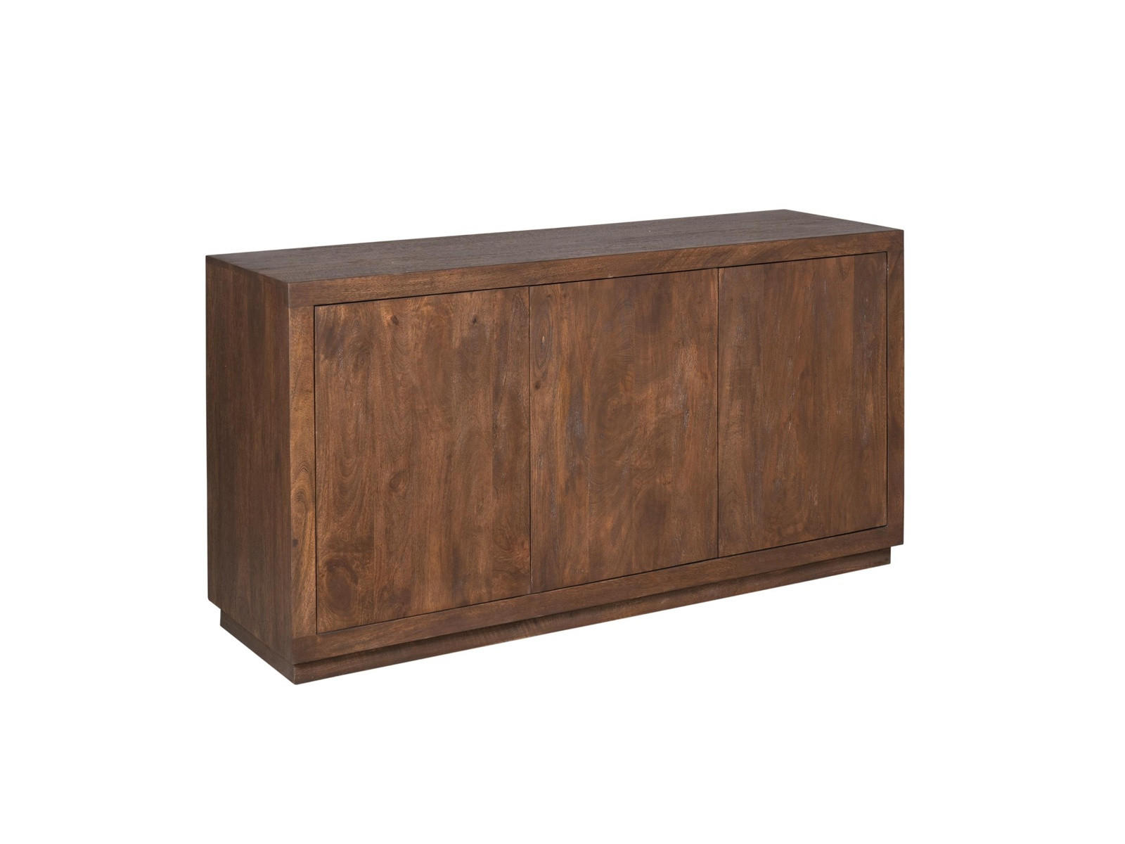 SIDEBOARD Leuven Mangoholz 150 cm / 45 cm Braun - Braun, Holz (150/80/45cm) - Villa Möbel