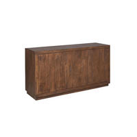 SIDEBOARD Leuven Mangoholz 150 cm / 45 cm Braun - Braun, Holz (150/80/45cm) - Villa Möbel