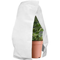 PFLANZENSCHUTZHAUBE Winterschutz 80 x 100 cm Weiß - Weiß, Textil (10/5/15cm)