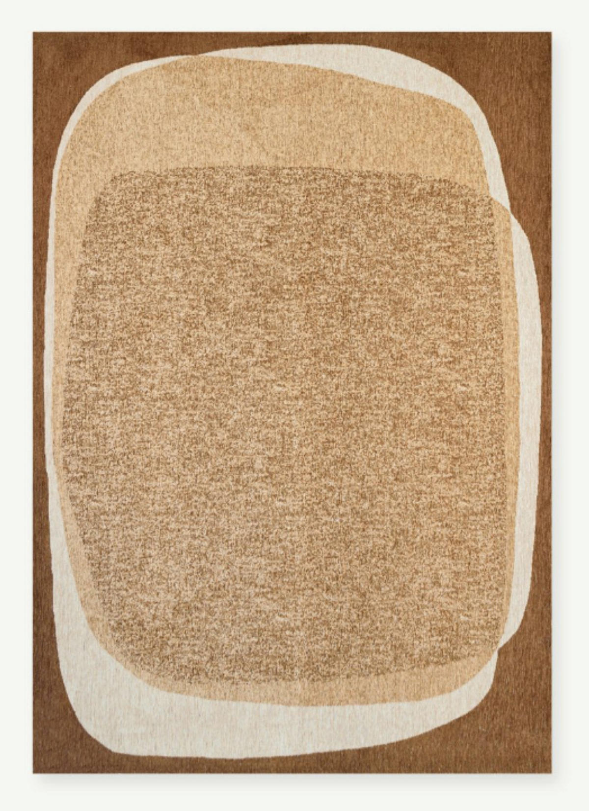 TEPPICH modern Flachgewebe AGATE Braun 170 x 240 cm - Braun, Textil (170/240cm) - Novatrend