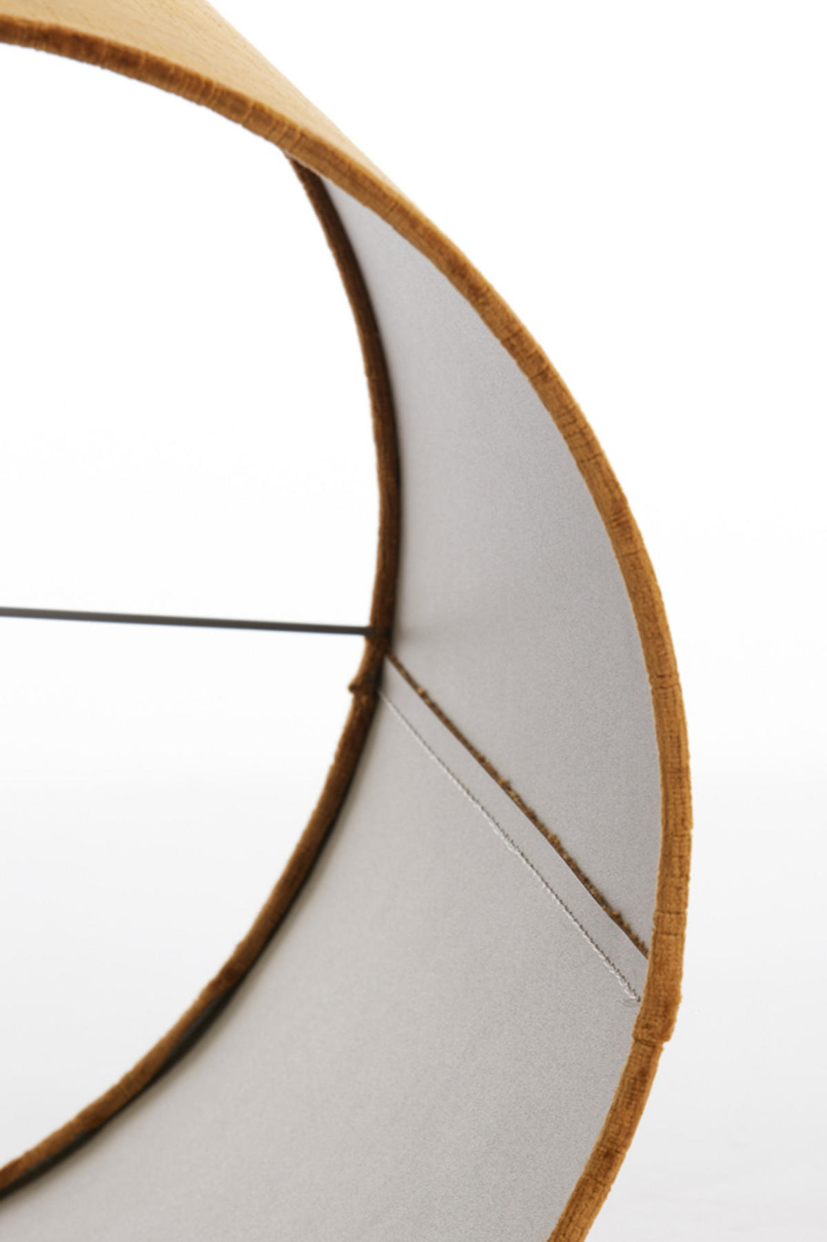 LAMPENSCHIRM Edelstein Gold Ø30/21 cm - Goldfarben, Textil (30/30/21cm) - Light & Living