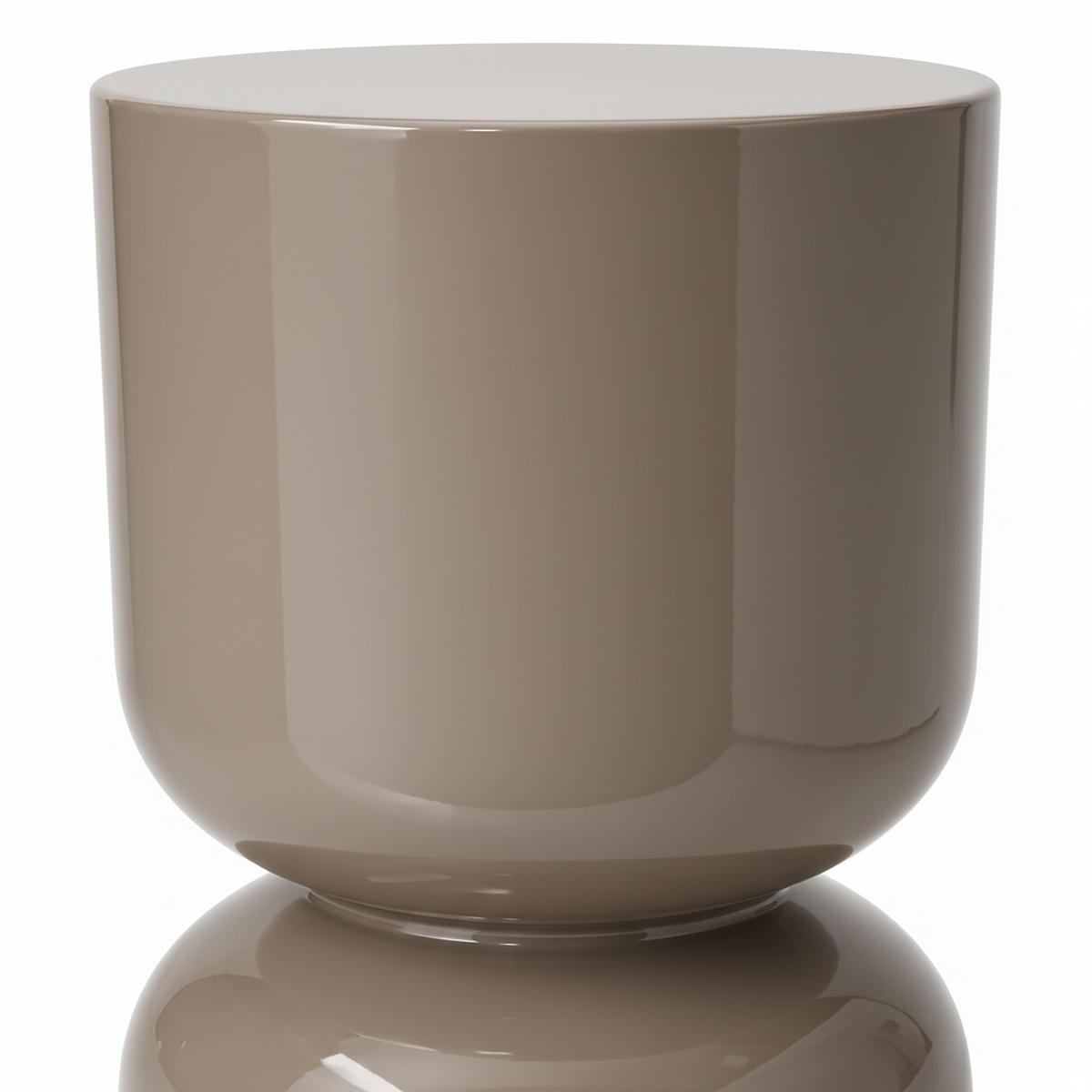 STRANSKA miza - bež, kovina (36/36/46cm) - Relaxdays