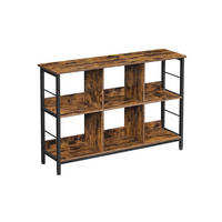BÜCHERREGAL - Braun, Holzwerkstoff (33/80/120cm) - Hansiro